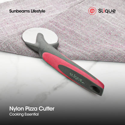 SLIQUE Nylon Kitchen Gadget Pizza Turner | Pizza Cutter | Ice Cream Scoop | Peeler | Cheese Slicer | Bottle Opener | Grater