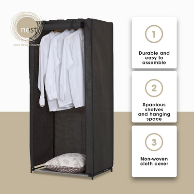 NEST DESIGN LAB Portable Wardrobe Clothes Storage