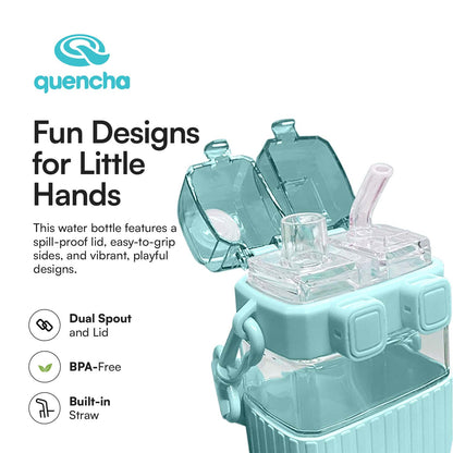 Quencha 520ml Water Bottle Lunch Kit for Kids