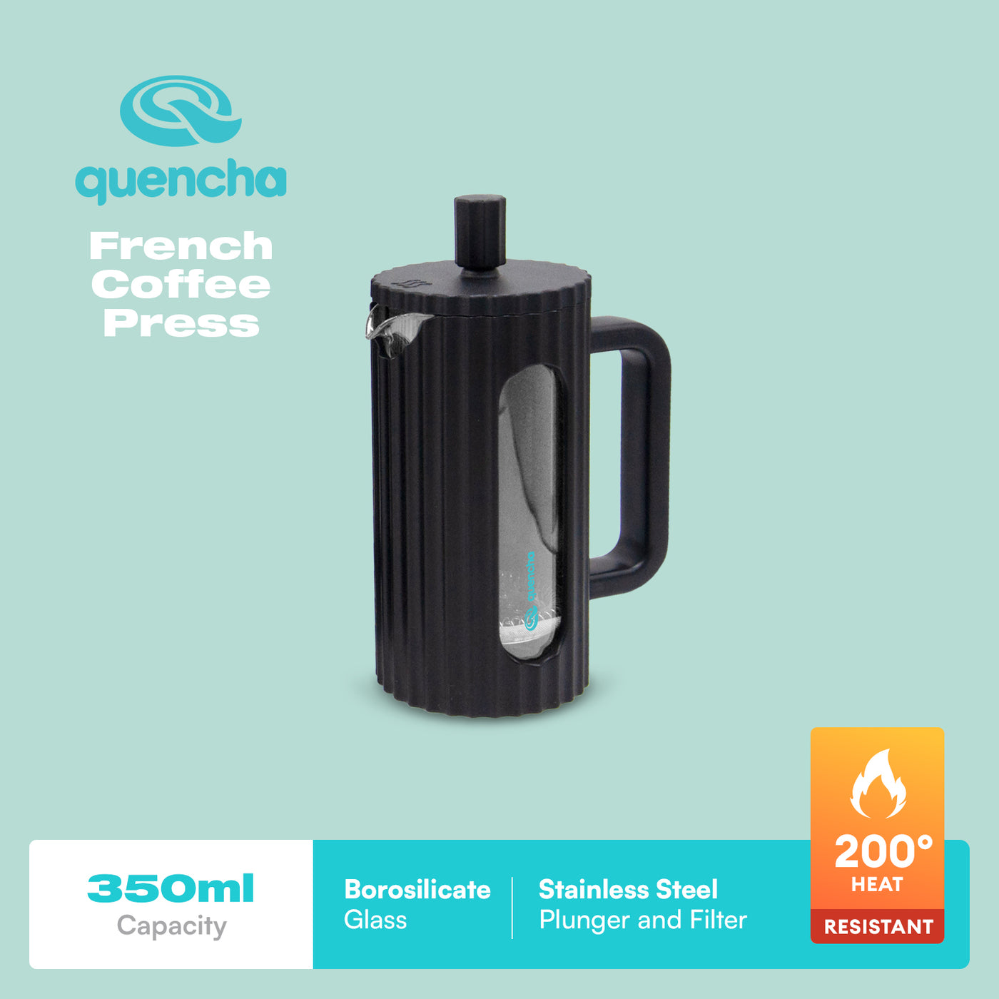 Quencha 350ml French Coffee Press