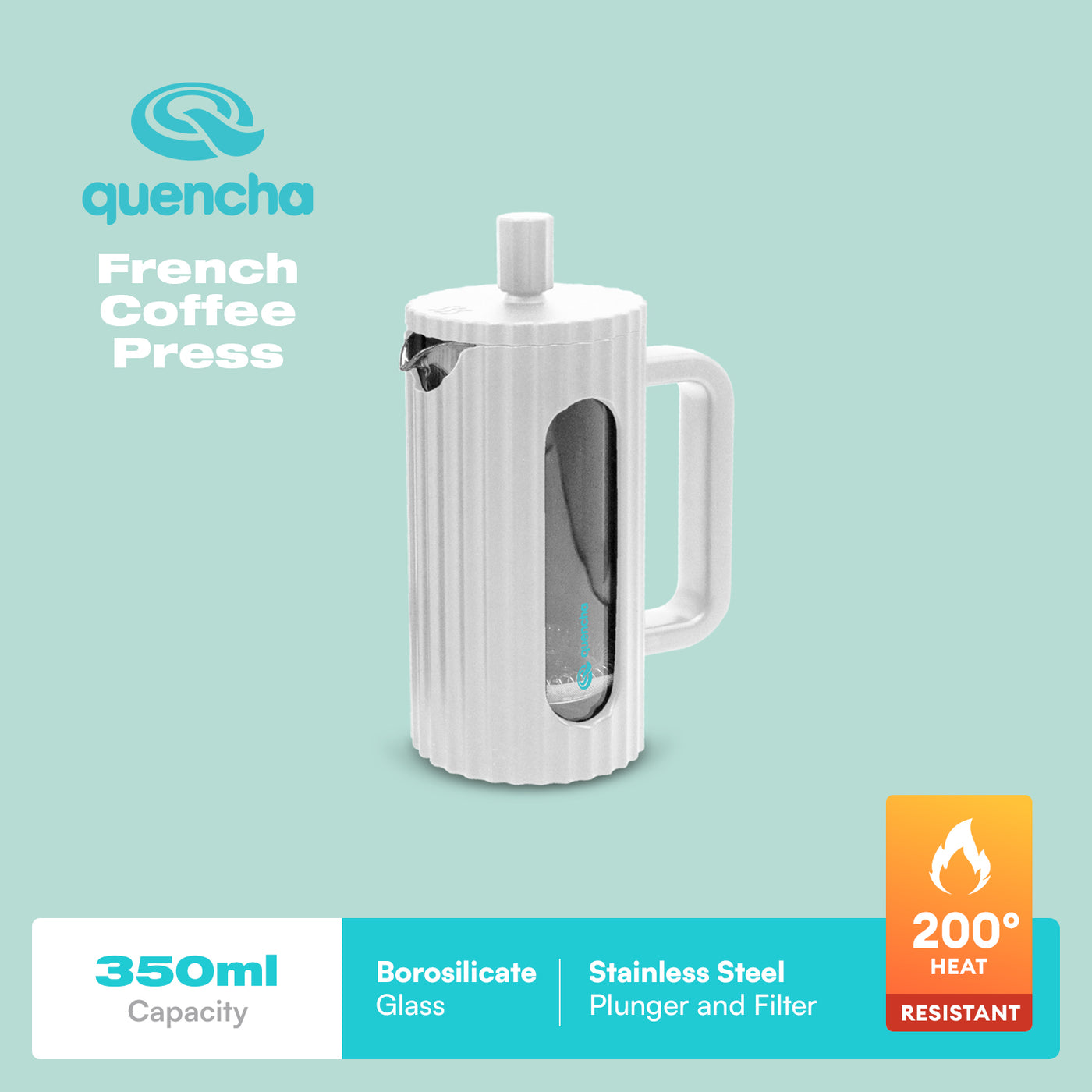 Quencha 350ml French Coffee Press