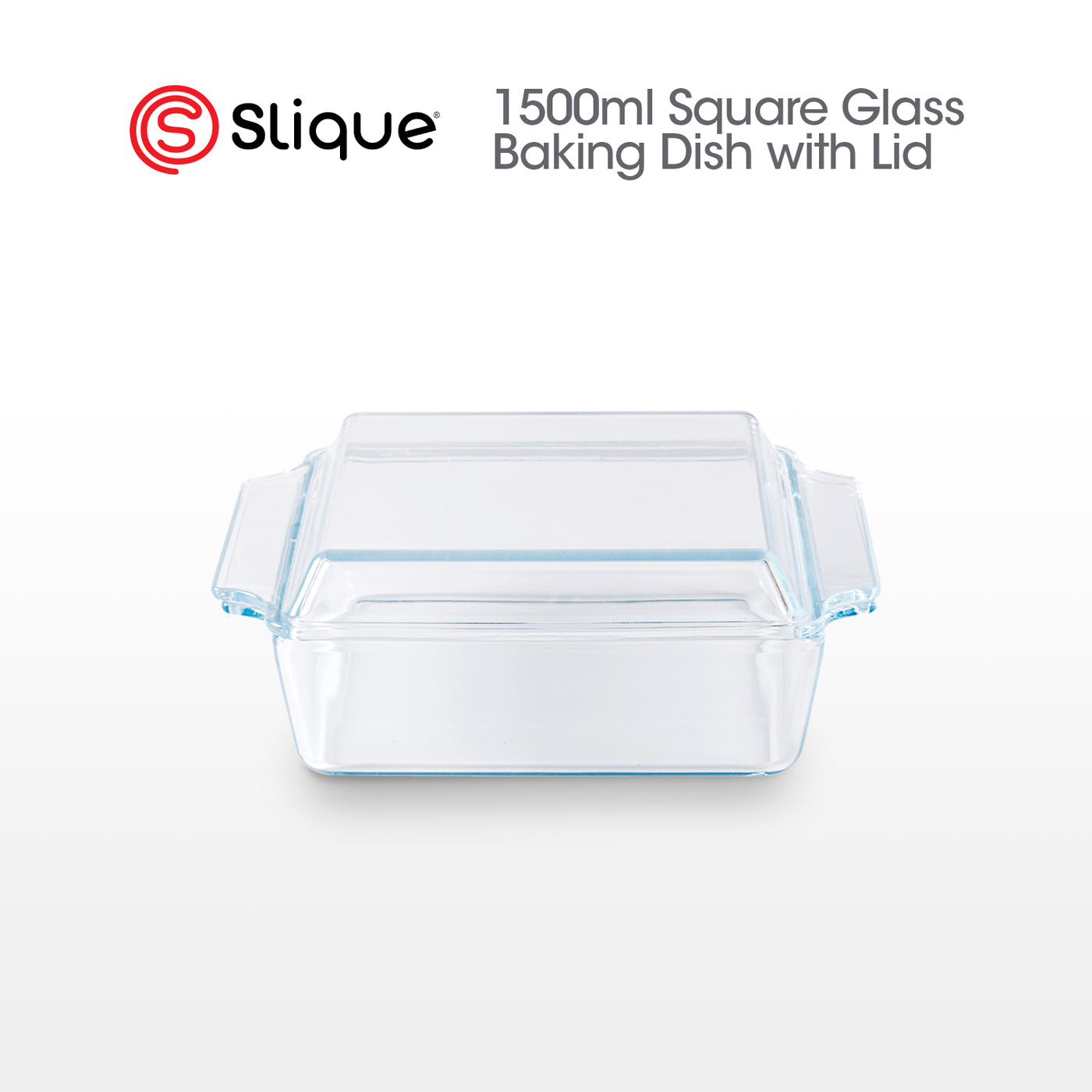 SLIQUE Premium Baking Dish Microwave & Oven Safe Baking Essentials 1500ml