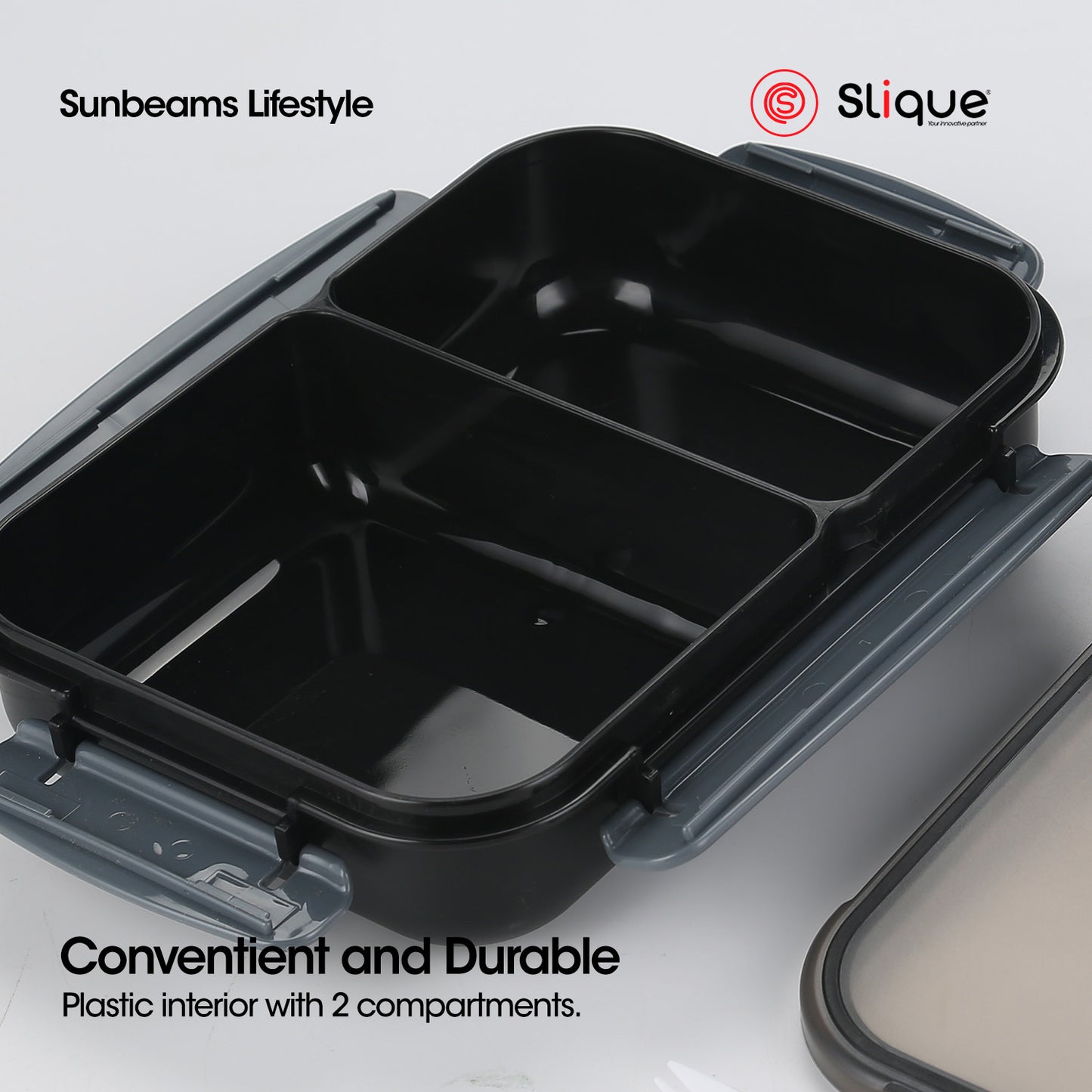 SLIQUE Premium Lunch Box w/ Compartments 1200ml | 1.2L