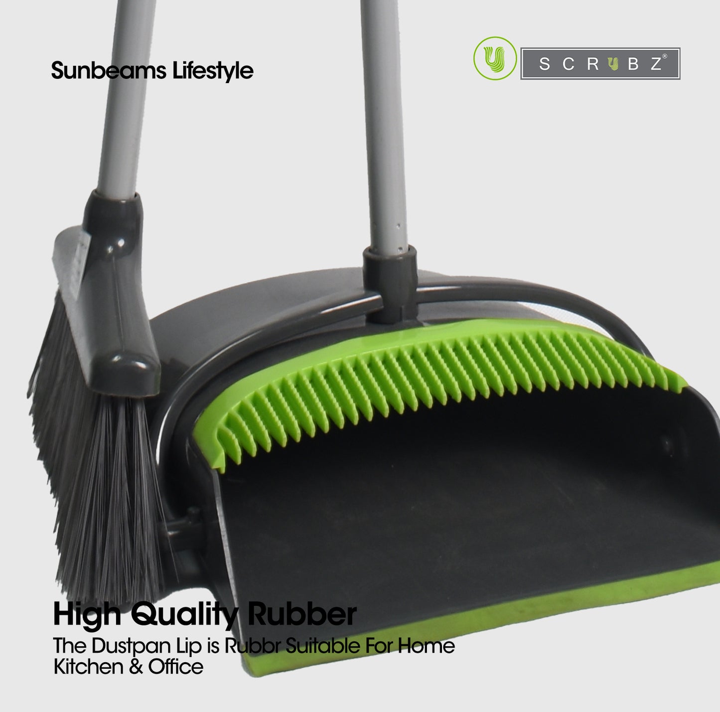 SCRUBZ Premium Dustpan Broom Set