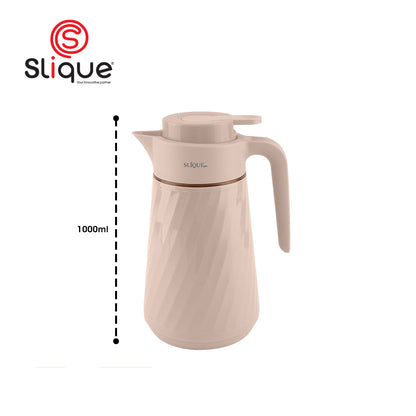 SLIQUE Premium Vacuum Flask 1000ml (Beige)