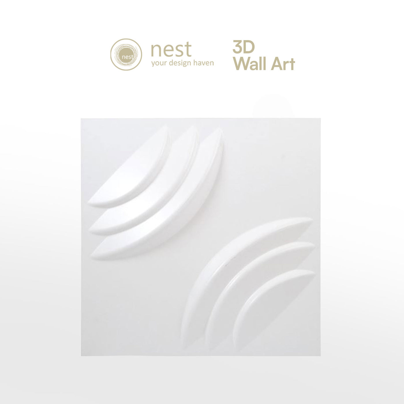NEST DESIGN LAB 3D Wall-Art Rhyme 11pcs 300x300x1.5mm