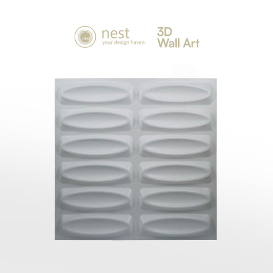 NEST DESIGN LAB 3D Wall-Art Sails 4pcs 500x500x1.0mm