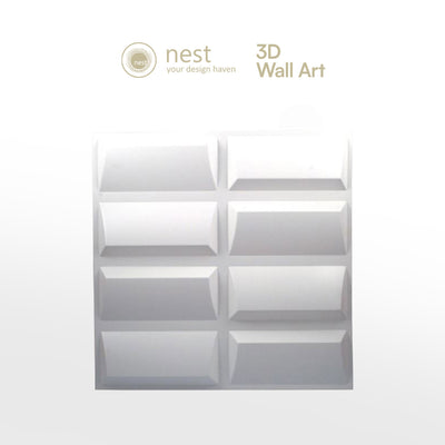 NEST DESIGN LAB 3D Wall-Art Beat Off 4pcs 500x500x1.0mm