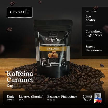 Free CRYSALIS PREMIUM KAFFEINA Coffee Beans 50g