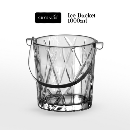 CRYSALIS Royalty Glass Ice Bucket 1000ml