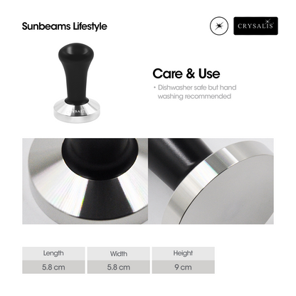 CRYSALIS Premium Coffee Tamper 5.8cm for Nespresso Machine