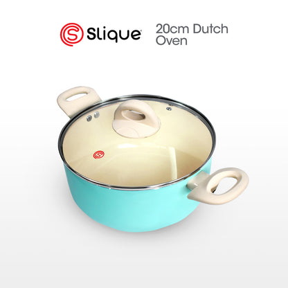 SLIQUE Premium Ceramic Dutch Oven 20cm/24cm