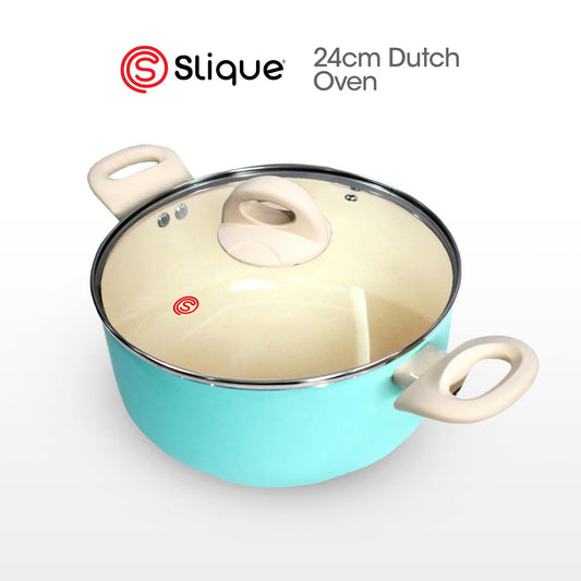 SLIQUE Premium Ceramic Dutch Oven 20cm/24cm