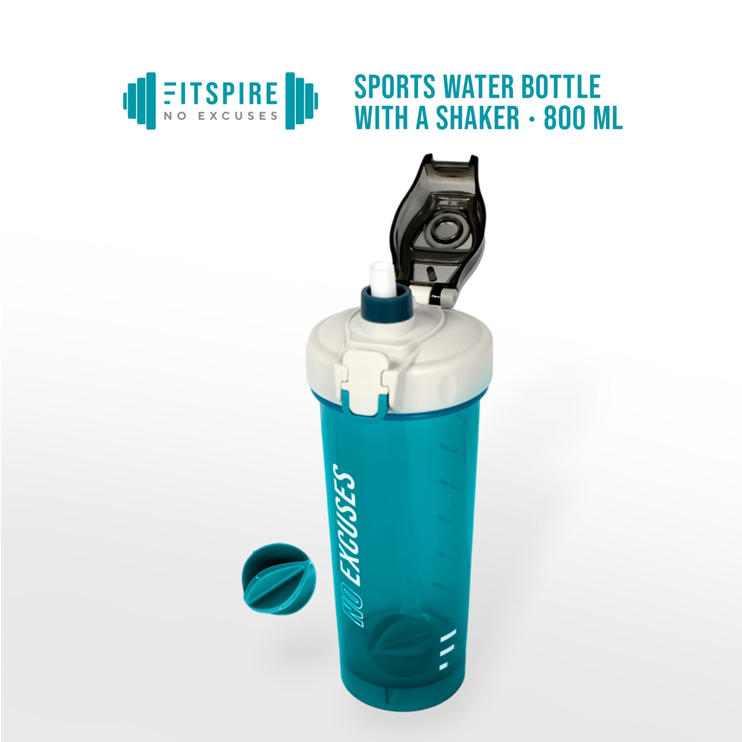 FITSPIRE Premium Gym Shaker Bottle Fitness Water Bottle