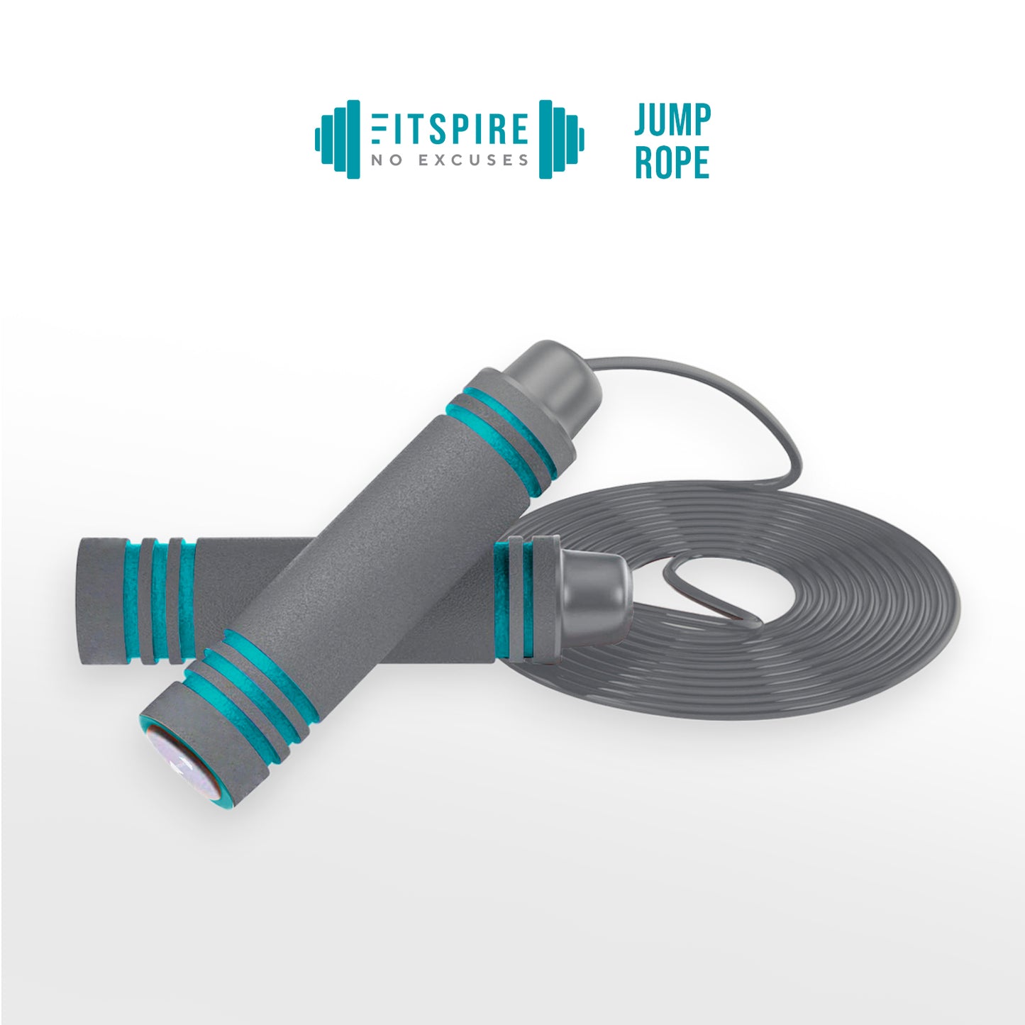 FITSPIRE Premium PP | PVC | Foam Jump Rope 275cmx5mm