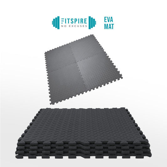 FITSPIRE Premium EVA Interlocking Mat w/o Edges Set of 4