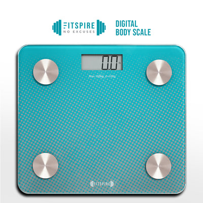 FITSPIRE Digital Weighing Scale Tempered Glass