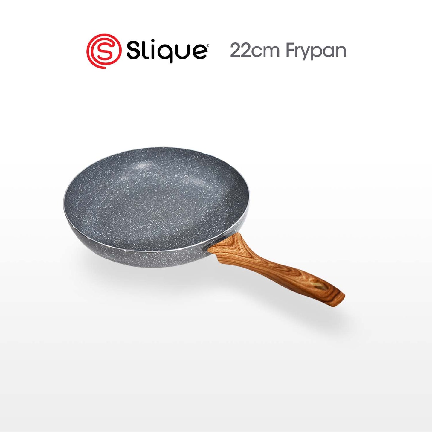 SLIQUE Marble Frypan 22cm Premium Multi Layer Non-Stick