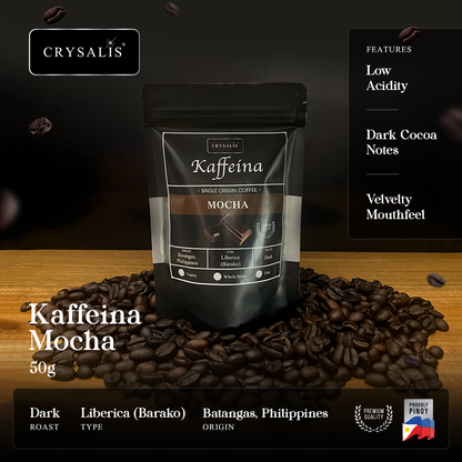 Free CRYSALIS PREMIUM KAFFEINA Coffee Beans 50g