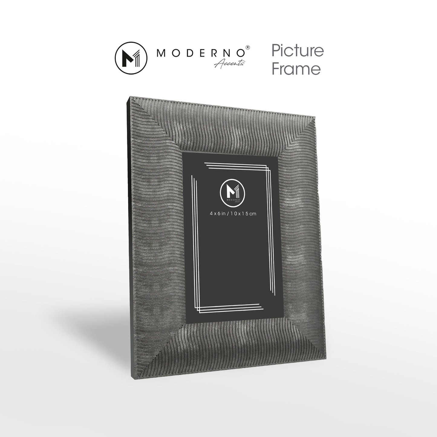 MODERNO Single Picture Frame - Waved Photo Frame