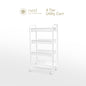 NEST DESIGN LAB 4 Multi-Tier Narrow Kitchen Storage Trolley Cart