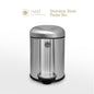 NEST DESIGN LAB Premium Stainless Steel Pedal Bin 12L