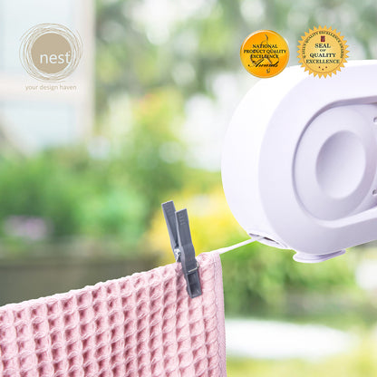 NEST DESIGN LAB Premium Clothes Line Retractable 13 meters