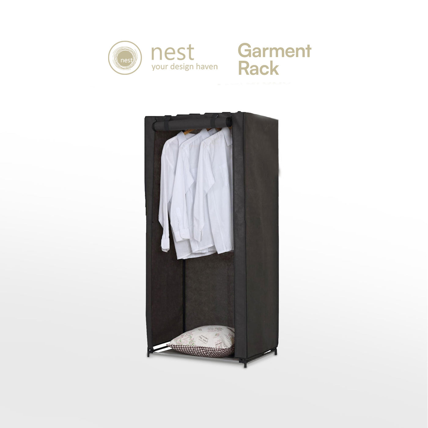 NEST DESIGN LAB Portable Wardrobe Clothes Storage