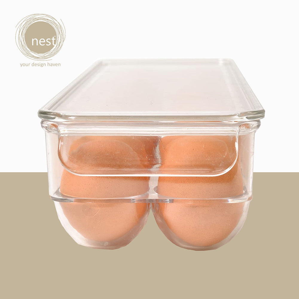 NEST DESIGN LAB Premium Egg Tray Refrigerator Organizer