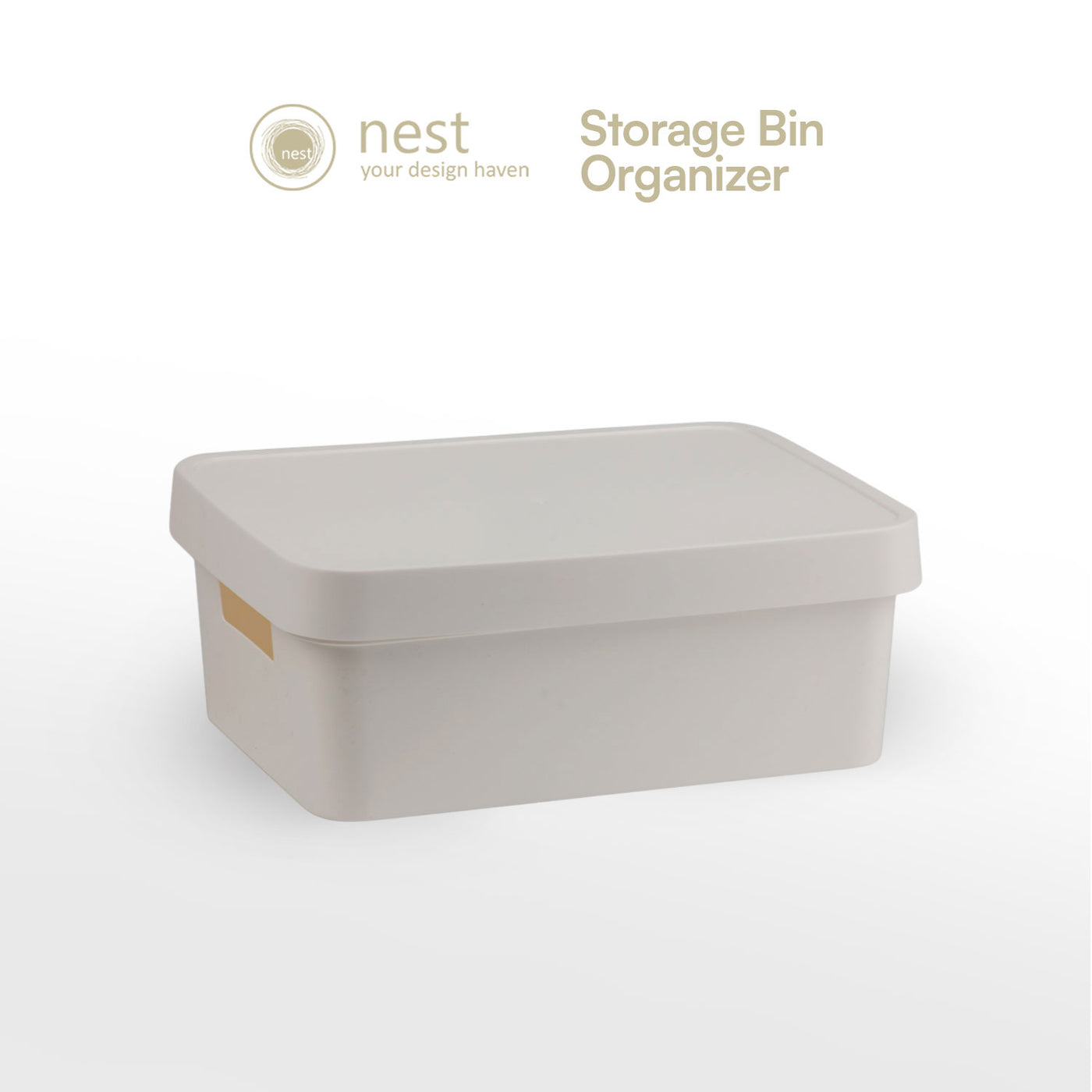 NEST DESIGN LAB Storage Box Organizer w/ Lid