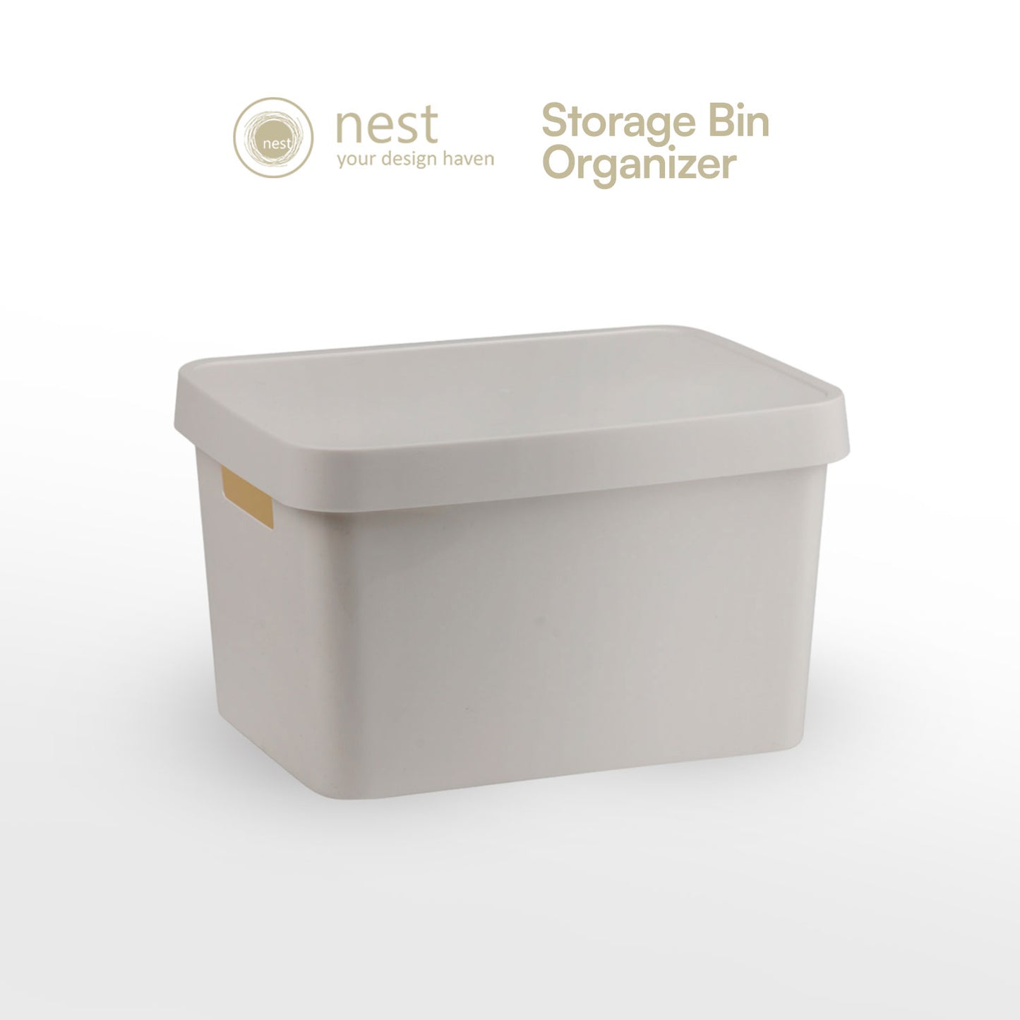 NEST DESIGN LAB Storage Box Organizer w/ Lid