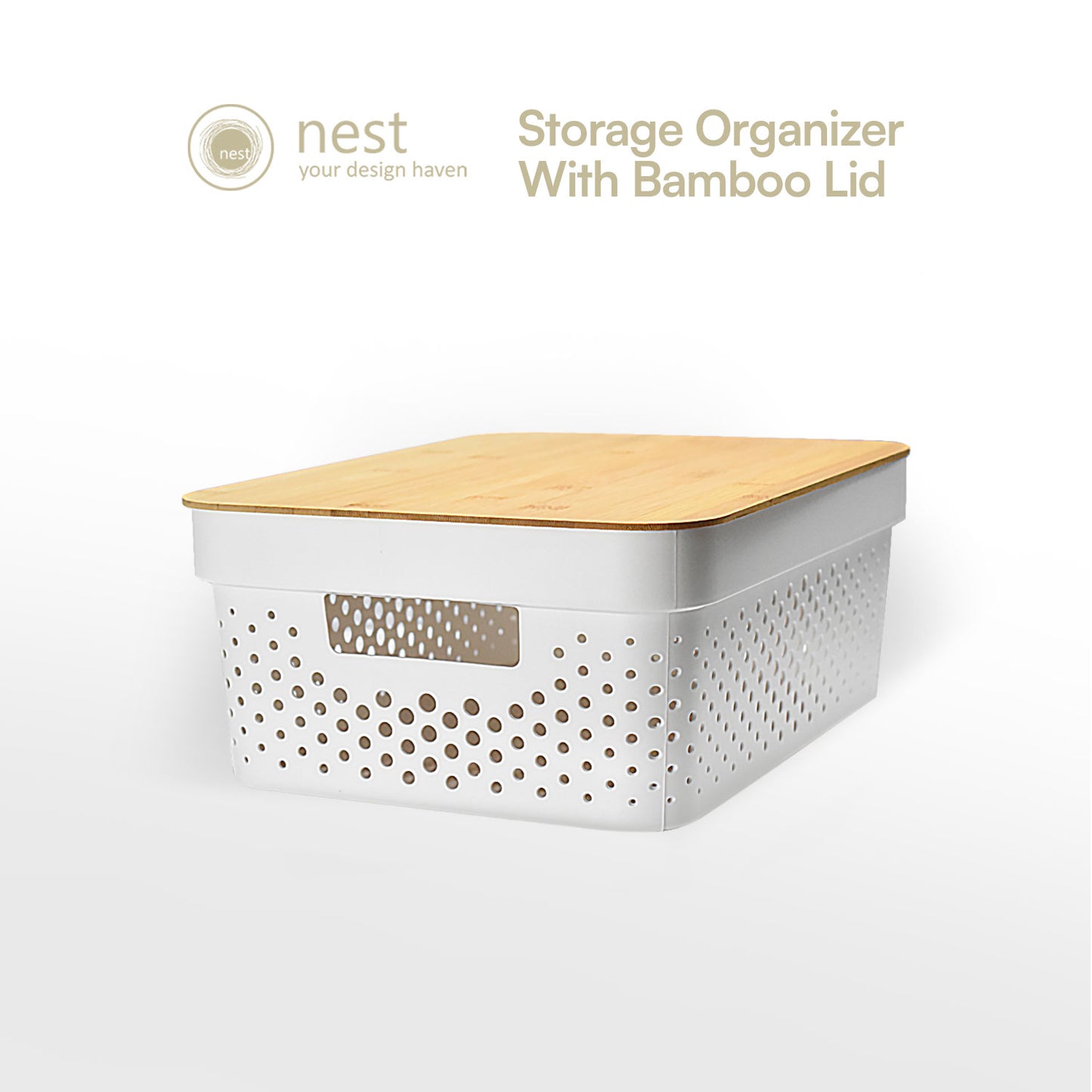 NEST DESIGN LAB Premium Storage Container w/ Bamboo Lid