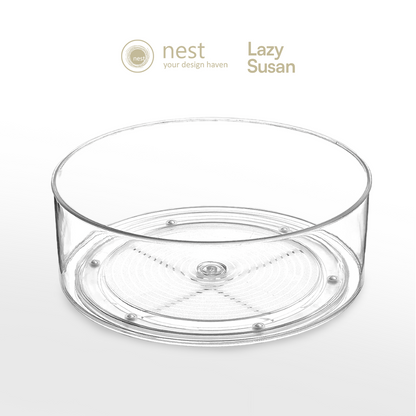 NEST DESIGN LAB Lazy Susan Storage Organizer