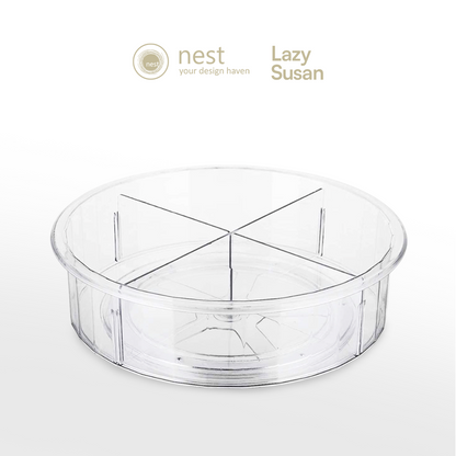 NEST DESIGN LAB Lazy Susan Storage Organizer