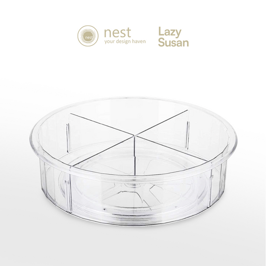 NEST DESIGN LAB Lazy Susan Storage Organizer