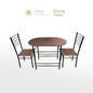 NEST DESIGN LAB Dining Table Set 2 Seater - Wenge