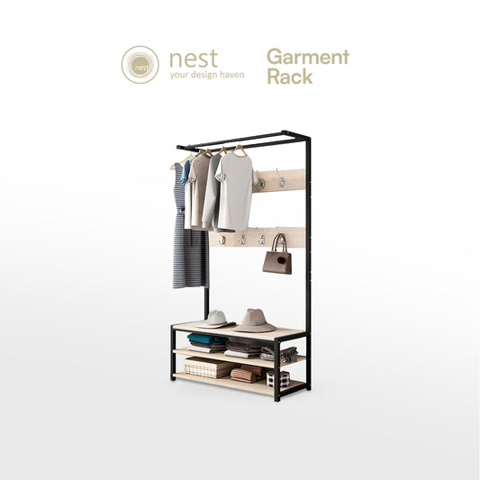 Nest Design Lab Premium Garment Shelf Rack