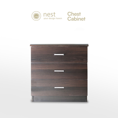 NEST DESIGN LAB Premium 3 Layer Chest TV Cabinet Drawer