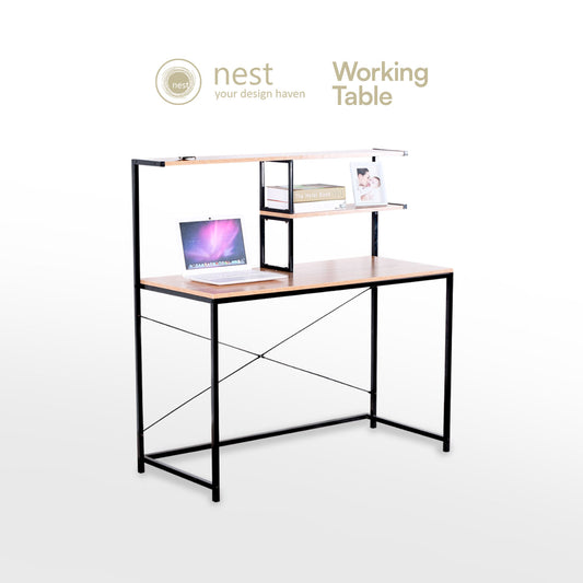 NEST DESIGN LAB 2 Tier Working Desk Shelves