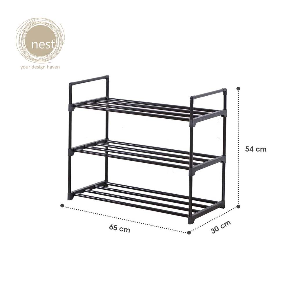 NEST DESIGN LAB Premium 3L Shoe Rack 3 Layer