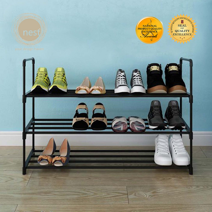 NEST DESIGN LAB Premium 3L Shoe Rack 3 Layer