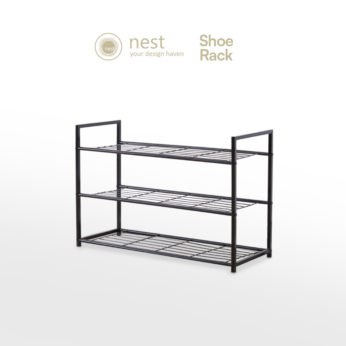 NEST DESIGN LAB Premium 3L Shoe Rack 3 Layer