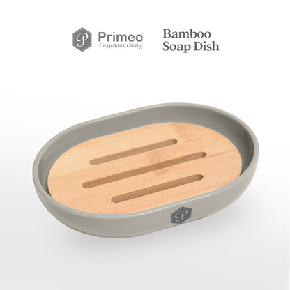 PRIMEO Premium Bamboo Soap Dish