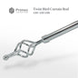 PRIMEO Metal Window Curtain Rod