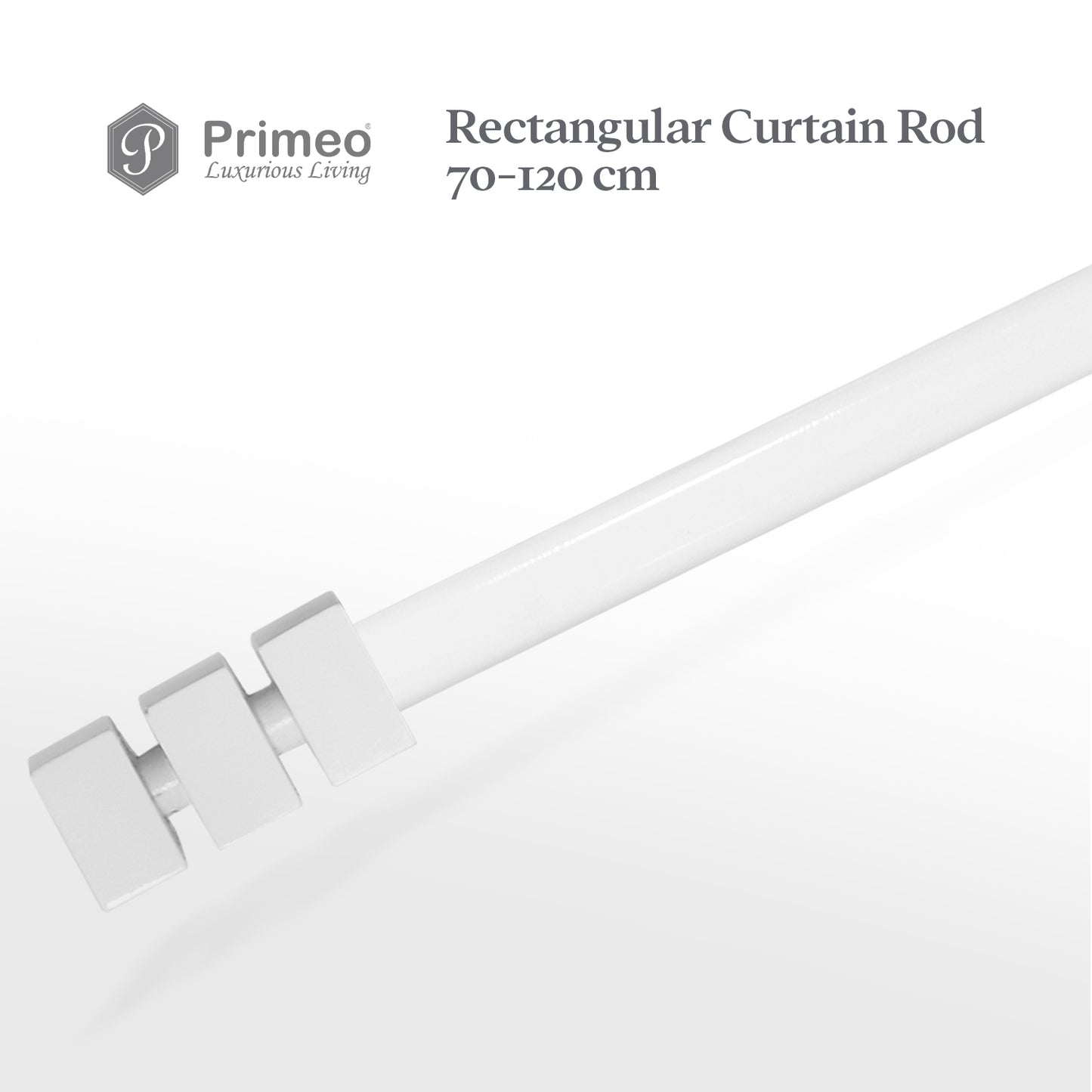 PRIMEO Metal Window Curtain Rod