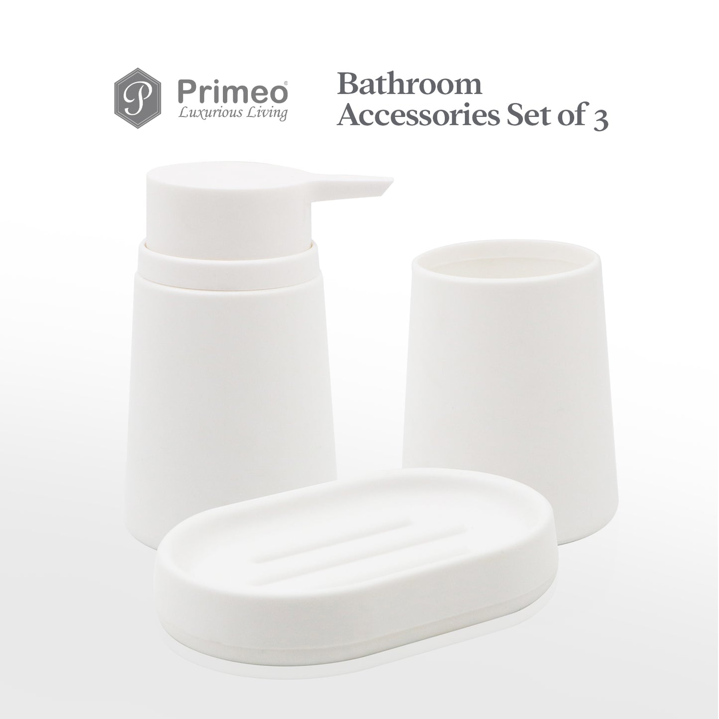 PRIMEO 3-pieces Bathroom Set