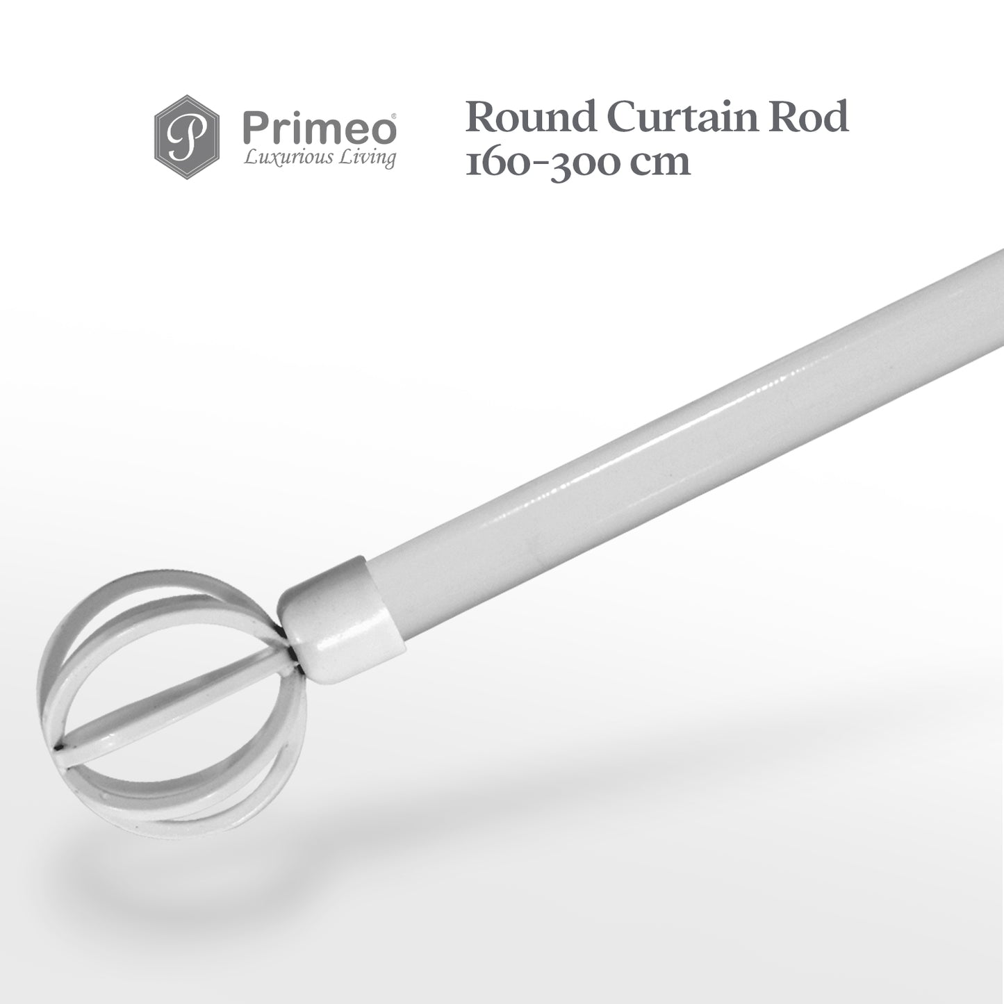 PRIMEO Metal Window Curtain Rod