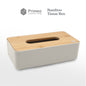 PRIMEO Premium Bamboo Tissue Box