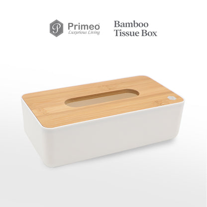 PRIMEO Premium Bamboo Tissue Box