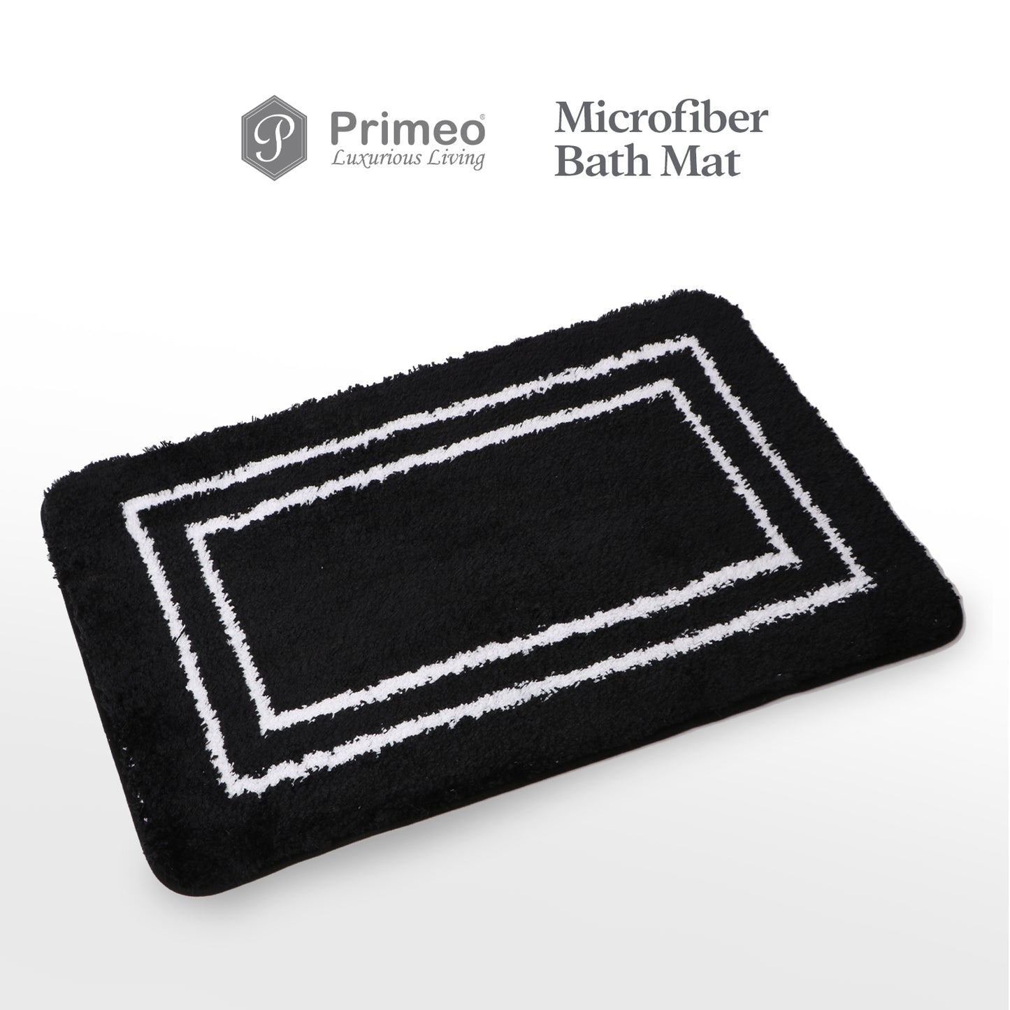 PRIMEO Premium Microfiber Bathroom Mat